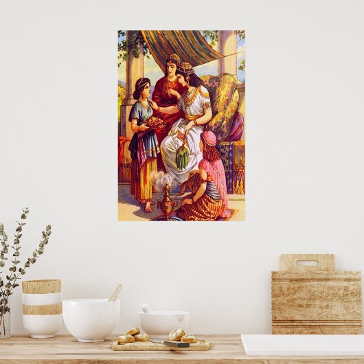 2 Kings 5 Hope for Naaman's Wife poster (Keuken)