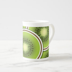 2 Kiwi Porselein Kop