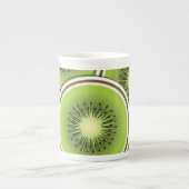 2 Kiwi Porselein Kop (Voorkant)