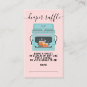 2 Kleine broodjes in de oven Luierraffel Informatiekaartje (Voorkant)