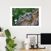 2 kleine lubelvogels poster (Thuiskantoor)