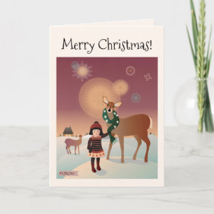 2 Kleine meid met de oorspronkelijke hert ©️ TRFor Kaart