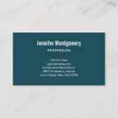 2 Kleine rode koeien in de Waterverf Visitekaartje (Achterkant)