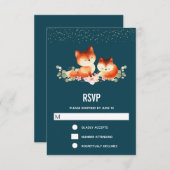 2 Kleine rode koeien RSVP Kaartje (Voorkant / Achterkant)