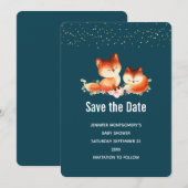 2 Kleine rode koeien Save The Date (Voorkant / Achterkant)