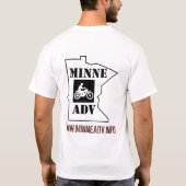 2-kleurenmicrovezel lange hoes t-shirt (Achterkant)