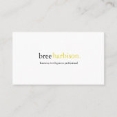 2 Kleurminimalistisch Visitekaartje (Voorkant)