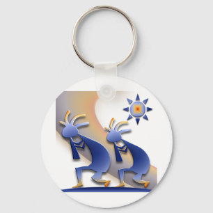 2 Kokopelli #128 Sleutelhanger