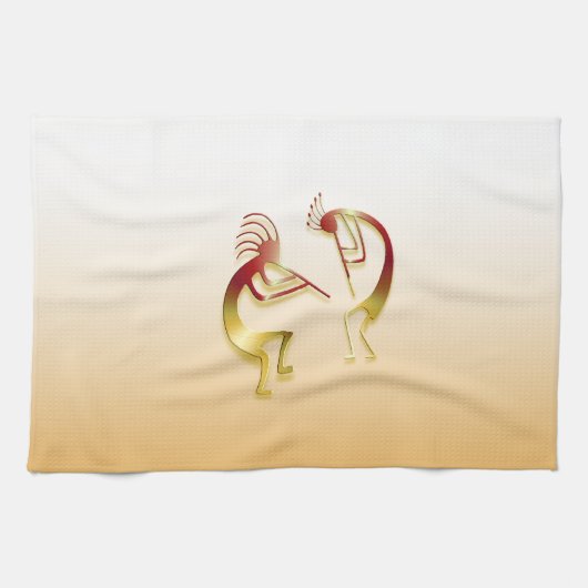 2 Kokopelli #40 Theedoek (Horizontaal)