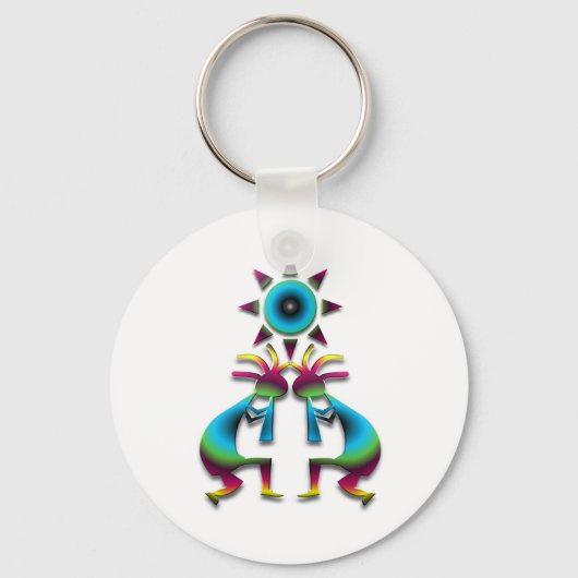 2 Kokopelli #41 Sleutelhanger (Voorkant)