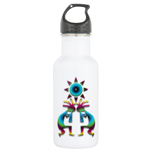 2 Kokopelli #41 Waterfles (Voorkant)