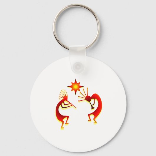 2 Kokopelli #52 Sleutelhanger (Voorkant)