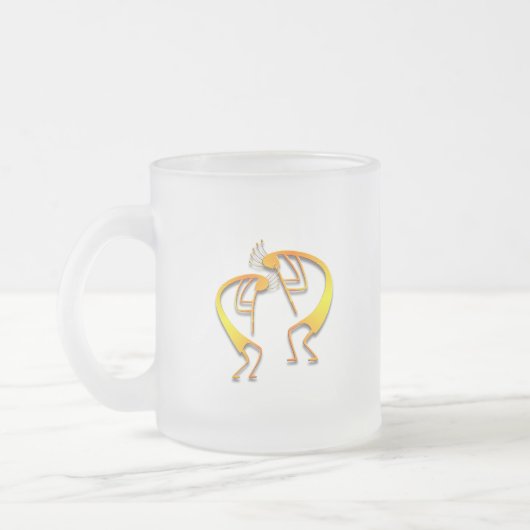 2 Kokopelli #65 Matglas Koffiemok (Links)