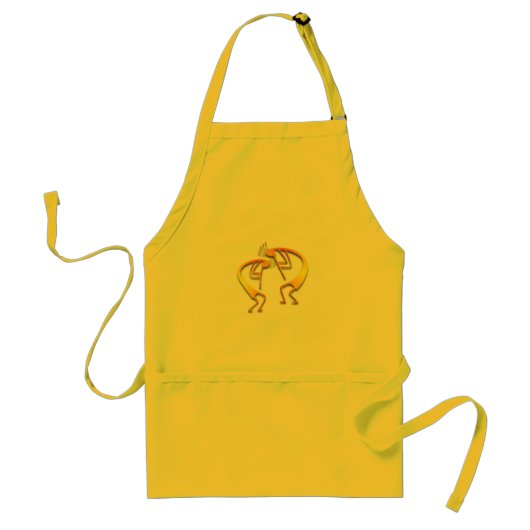 2 Kokopelli #65 Standaard Schort (Voorkant)