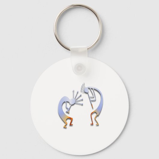 2 Kokopelli #69 Sleutelhanger (Voorkant)