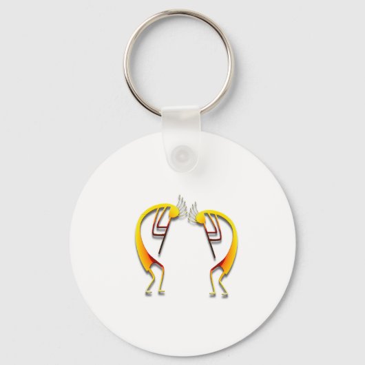 2 Kokopelli #70 Sleutelhanger (Voorkant)