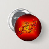 2 Kokopelli #73 Ronde Button 5,7 Cm (Voorkant /achterkant)