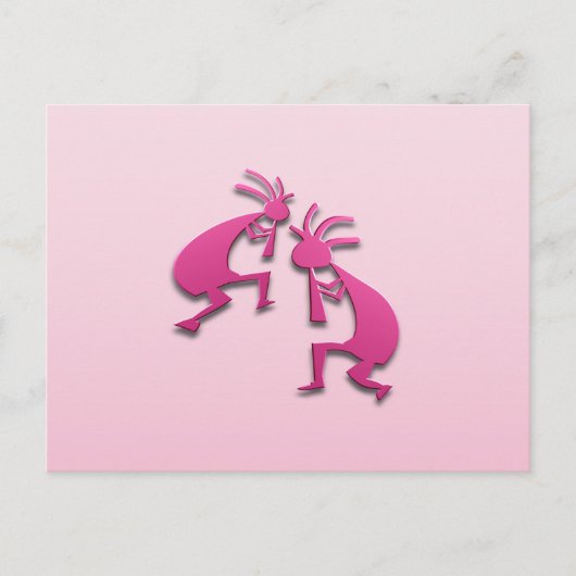 2 Kokopelli #84 Briefkaart (Voorkant)
