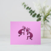 2 Kokopelli #85 Briefkaart (Staand voorkant)