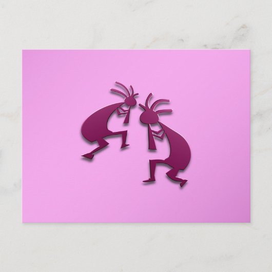 2 Kokopelli #85 Briefkaart (Voorkant)