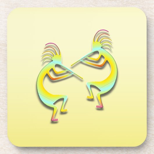 2 Kokopelli #86 Onderzetter (Voorkant)