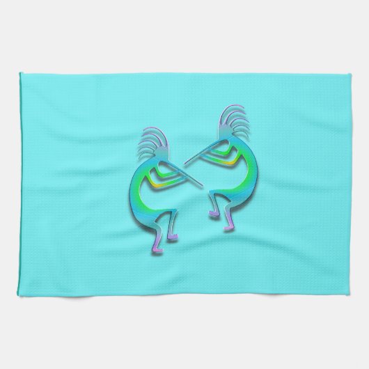 2 Kokopelli #87 Theedoek (Horizontaal)