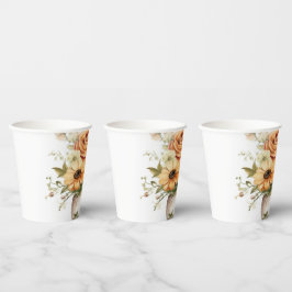 2 kopjes bloem papieren bekers