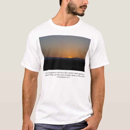 2 Korintiërs 10:5 T-shirt (Voorkant)