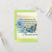 2 Korintiërs 12:9 Bijbel Schrift Pic Groet Kaart (Voorkant / Achterkant in situ)