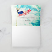 2 Korintiërs 3:17 Er is de Vlag van de Vrijheid Kaart (Binnen)