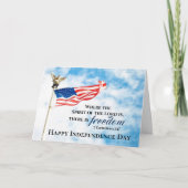 2 Korintiërs 3:17 Vrijheid, Onafhankelijkheidsdag  Kaart (Voorkant)