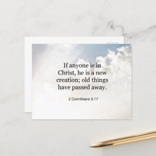 2 Korintiërs 5:17, Bijbelvers, Briefkaart