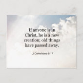 2 Korintiërs 5:17, Bijbelvers, Briefkaart (Voorkant)