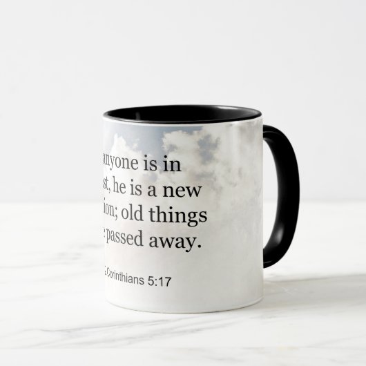 2 Korintiërs 5:17, Bijbelvers, Mok (Voorkant rechts)