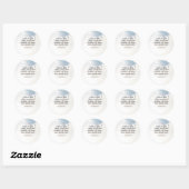 2 Korintiërs 5:17, Bijbelvers, Ronde Sticker (Vel)