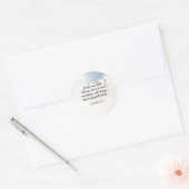 2 Korintiërs 5:17, Bijbelvers, Ronde Sticker (Envelop)
