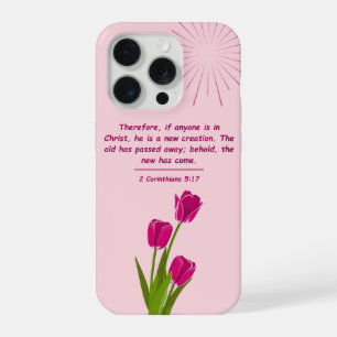 2 Korintiërs 5:17 Christelijke telefoonhoesje iPhone 15 Pro Case