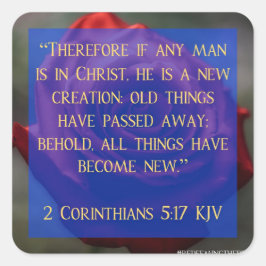 2 Korintiërs 5:17 Verlossing van de Stickers van h