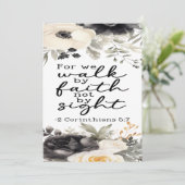 2 Korintiërs 5:7 Aanmoediging van Kaart (Staand voorkant)