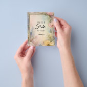 2 Korintiërs 5:7 Christelijke Bijbelverzen Flyer (Hand)