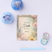 2 Korintiërs 5:7 Christelijke Bijbelverzen Flyer (Enkel)