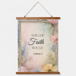 2 Korintiërs 5:7 Christelijke Bijbelverzen Hangend Wandkleed