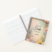 2 Korintiërs 5:7 Christelijke Bijbelverzen Notitieboek (Binnen)