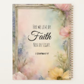 2 Korintiërs 5:7 Christelijke Bijbelverzen Planner (Achterkant)