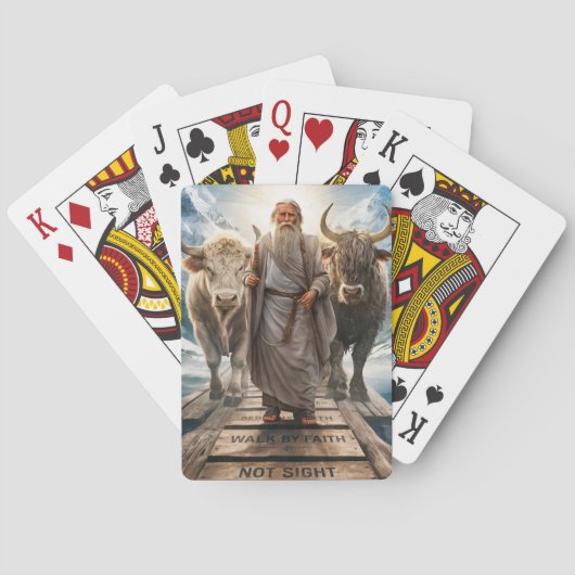 2 Korintiërs 5:7 Geloof over het gezichtsvermogen, Pokerkaarten (Achterkant)