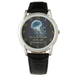 2 Korintiërs 5:7 Jelly vissen glimlachen naar je Horloge