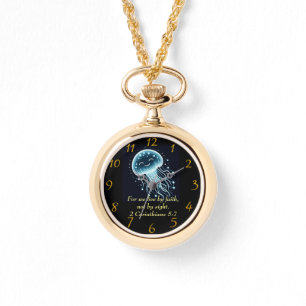 2 Korintiërs 5:7 Jelly vissen glimlachen naar je Horloge