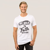 2 Korintiërs 5:7 Tri-Blend Shirt (Voorkant volledig)