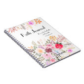 2 Korintiërs 5:7 - Vrolijke lente bloemengeloof Notitieboek (Rechterzijde)