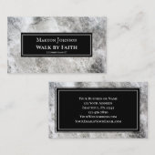 2 Korintiërs 5:7 Wandeling door het geloof Bijbelv Visitekaartje (Voorkant / Achterkant)